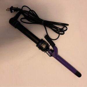 Purple and Black Curling Iron